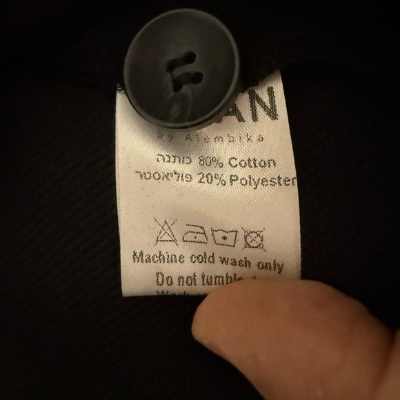 NWT Urban by Alembika Sleeveless Long Black Jacket Duster Vest Size S Women - Picture 9 of 10